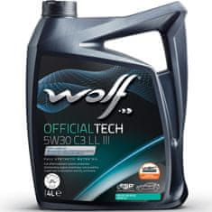 Wolf Lubricants Syntetický motorový olej Wolf Officialtech 5W-30 C3 LongLife III 4l