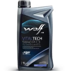 Wolf Lubricants Syntetický motorový olej Wolf Vitaltech 5W-40 PI C3 1l