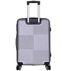 Kabinové zavazadlo METRO LLTC3/3-S ABS - stříbrná
