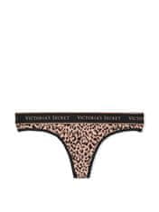 Victoria Secret Dámská tanga Cotton leopardí S