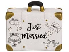 OOTB Svatební pokladnička ve tvaru cestovního kufru