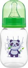 AKUKU Láhev s obrázkem 125 ml panda zelená