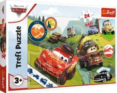 Trefl Puzzle Auta 3: Šťastná auta MAXI 24 dílků