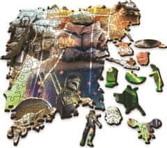 Trefl Wood Craft Origin puzzle The Mandalorian: Záhadný Grogu 505 dílků