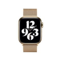 FIXED Mesh řemínek pro Apple Watch 38-41mm, černý Růžově zlatá 40mm
