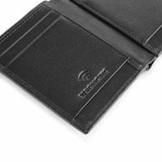 Roncato Peněženka vertikální, přihrádky na karty, kapsa na mince FIRENZE 2.0 černá