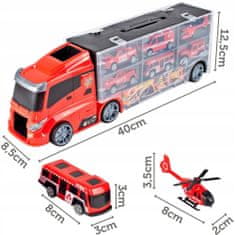 Sferazabawek TIR přívěs pro nákladní automobily 6 aut resoraks kufřík launcher truck