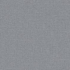 Greatstore Lavice světle šedá 110 x 76 x 80 cm textil