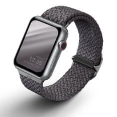 UNIQ Aspen řemínek pro Apple Watch 41mm, šedý 44mm