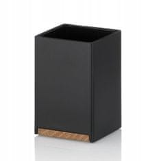 Kela Kela Cube koupelnový hrnek, polymer / pryskyřice dřeva