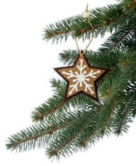 BOBIMARKET závěsná dekorace na vánoční stromeček , perníček 8cm