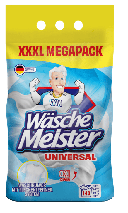 Levně WäscheMeister Universal Prací prášek 10,5 kg – 140 praní
