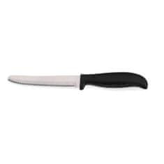Kela Vroubkovaný nůž Kela, 11 cm, černý