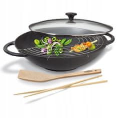 INNA Litinový wok Kuchenprofi Provence s roštem
