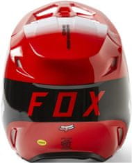 FOX přilba V1 Toxsyk fluo černo-bílo-červená 2XL