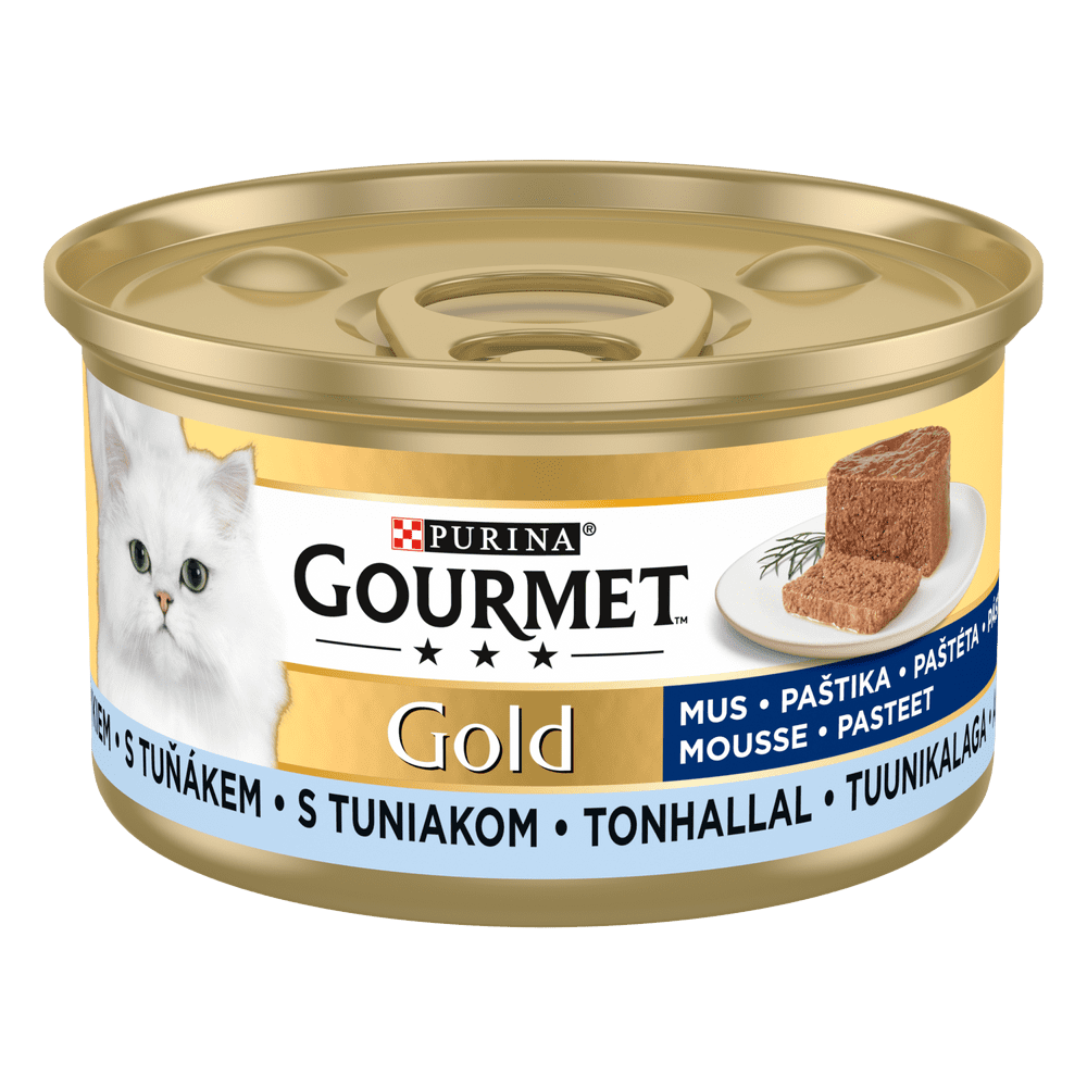 Levně Gourmet GOLD paštika tuňák 12x85 g