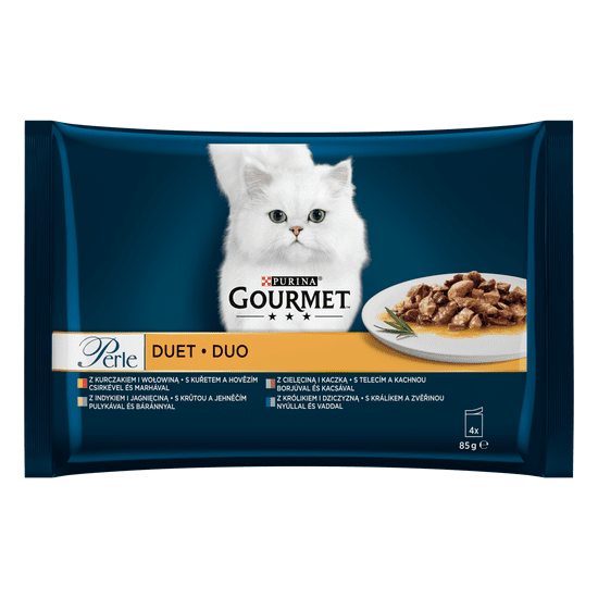 Gourmet PERLE Duo multipack masový výběr 48x85 g