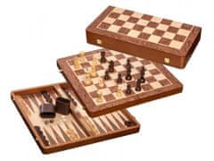 Philos Šachy+dáma+Backgammon set velký Philos Kód: 2520