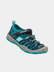 KEEN Modré dětské vzorované sandály Keen 24