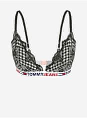 Tommy Jeans Černá dámská krajková podprsenka Tommy Jeans S