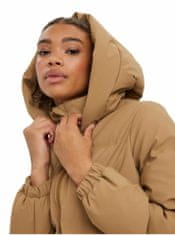 Vero Moda Hnědá dámská zimní bunda s povrchovou úpravou VERO MODA Noe XL
