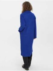 Vero Moda Modrý kabát s příměsí vlny VERO MODA Abel XL