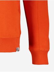 Lerros Oranžová pánská mikina s kapucí LERROS XL