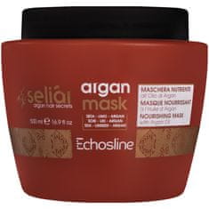Echosline Seliar Argan Mask - vyživující arganová maska pro poškozené vlasy 500ml