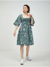 Vero Moda Zelené vzorované šaty VERO MODA Annabelle M
