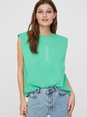 Vero Moda Světle zelené tričko s nápisem VERO MODA Hollie XS
