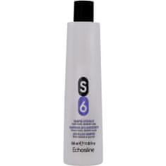 Echosline S6 Anti-Yellow Shampoo - šampon neutralizující žluté tóny na blond, odbarvených a šedých vlasech 350ml