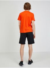 Lerros Oranžové pánské basic tričko LERROS S