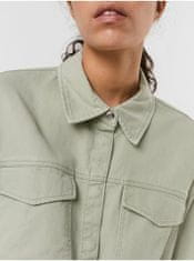 Vero Moda Světle zelená džínová bunda VERO MODA Paloma M