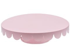 BRUNBESTE Stojan na cukroví, Dortový talíř 28 cm Bb-2727 růžový