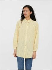 Vero Moda Žlutá pruhovaná oversize košile VERO MODA Juno M