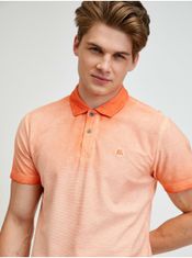 Lerros Oranžové pánské polo tričko LERROS M