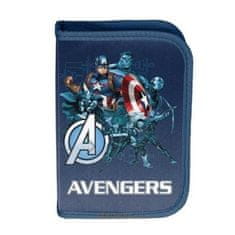 Paso Školní pouzdro penál Avengers modrý - s chlopněmi a vybavením