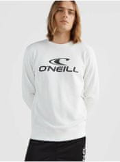 O'Neill Bílá pánská žíhaná mikina O'Neill L