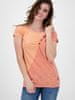 Oranžové dámské puntíkované tričko Alife and Kickin XS