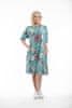 zelené bavlněné vzorované šaty s květy Velikost: UK 10