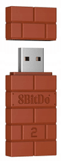 8BitDo Adapter 2 Brown Xbox SONY pad pro Switch, PC
