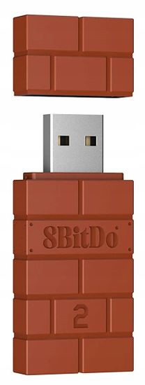 8BitDo Adapter 2 Brown Xbox SONY pad pro Switch, PC