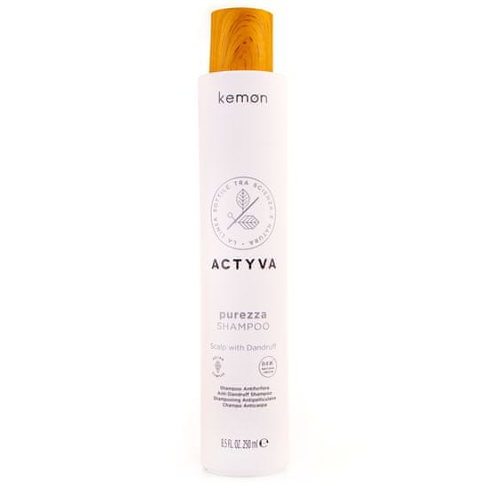 Kemon Actyva Purezza - šampon proti lupům pro mastnou pokožku hlavy 250ml