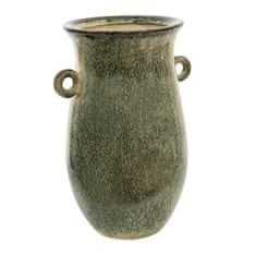 Clayre & Eef Keramická váza GLAZED GREEN 6CE1405