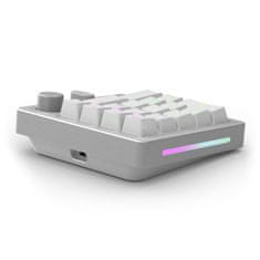 Glorious PC Gaming Mechanická numerická klávesnice GMMK Numpad, RGB osvětlení, bílá