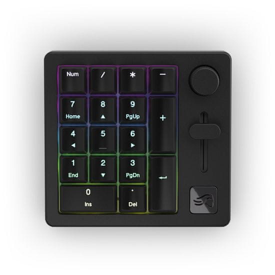 Glorious PC Gaming Mechanická numerická klávesnice GMMK Numpad, RGB osvětlení, černá