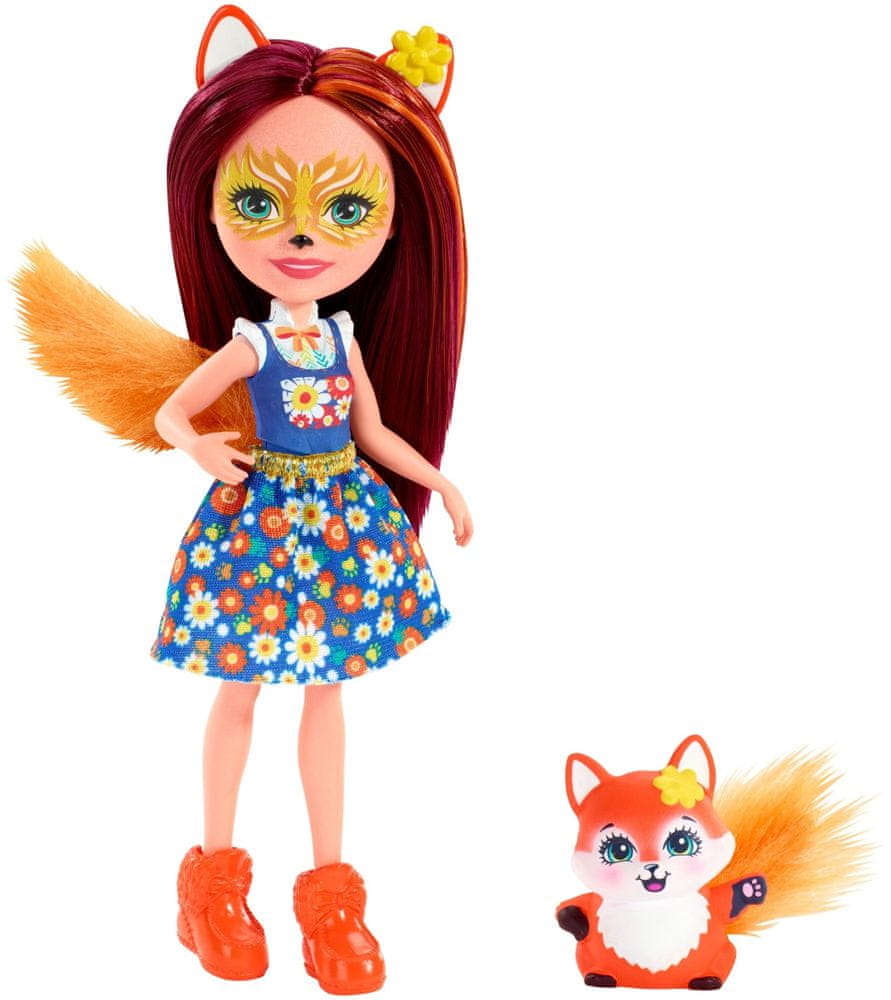 Levně Mattel Enchantimals Panenka se zvířátkem Felicity Fox DVH87