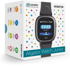 Aligator Watch Junior GPS, Black - použité