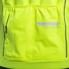 Sensor CYKLO MOTION pánský dres kr.rukáv celozip neon yellow/šedá Velikost: M