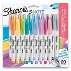 Sharpie Popisovač S-Note 20 barev